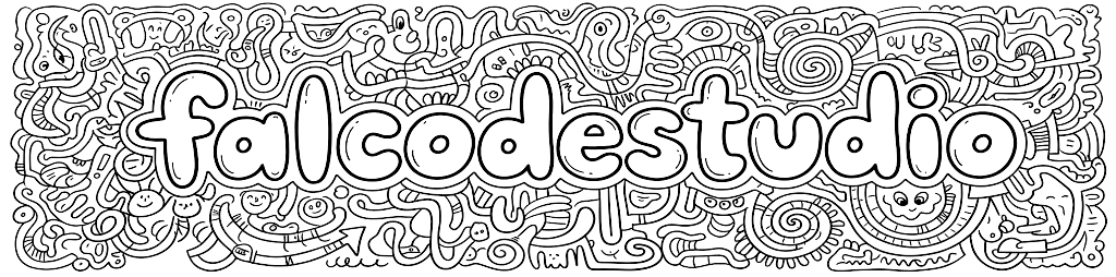 falcodestudio 手繪塗鴉字樣